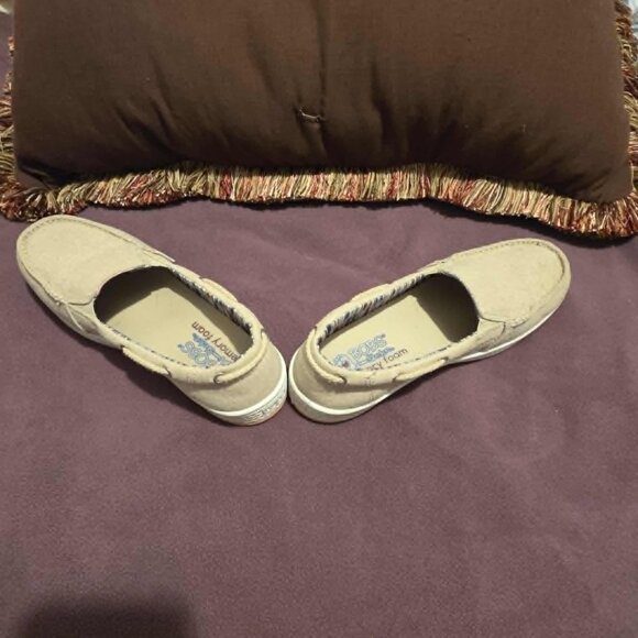 Bobs From Skechers Memory Foam Shoes Size 7.5 Mood Edge # 113986 NVMT - Picture 10 of 11